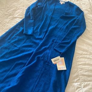 NWT LLR Sarah Royal Blue Duster